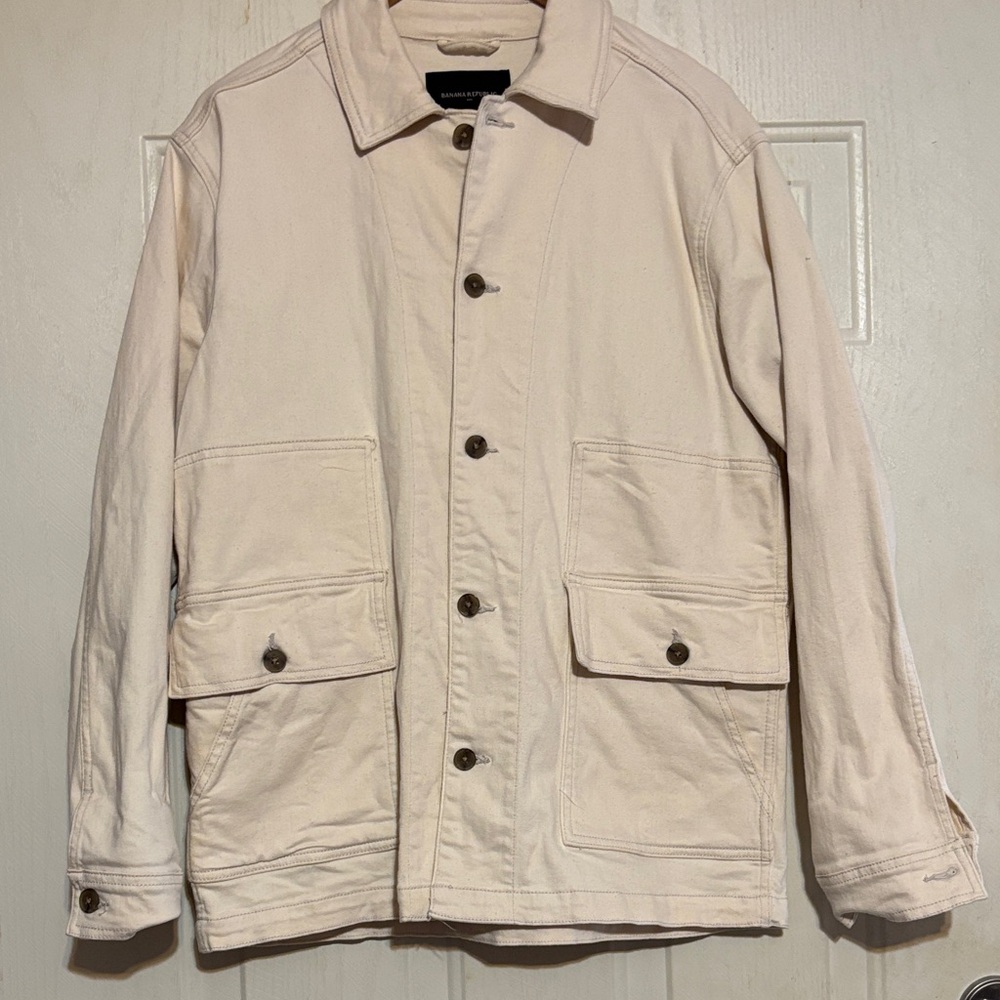 Banana Republic Light Beige Barn Jacket